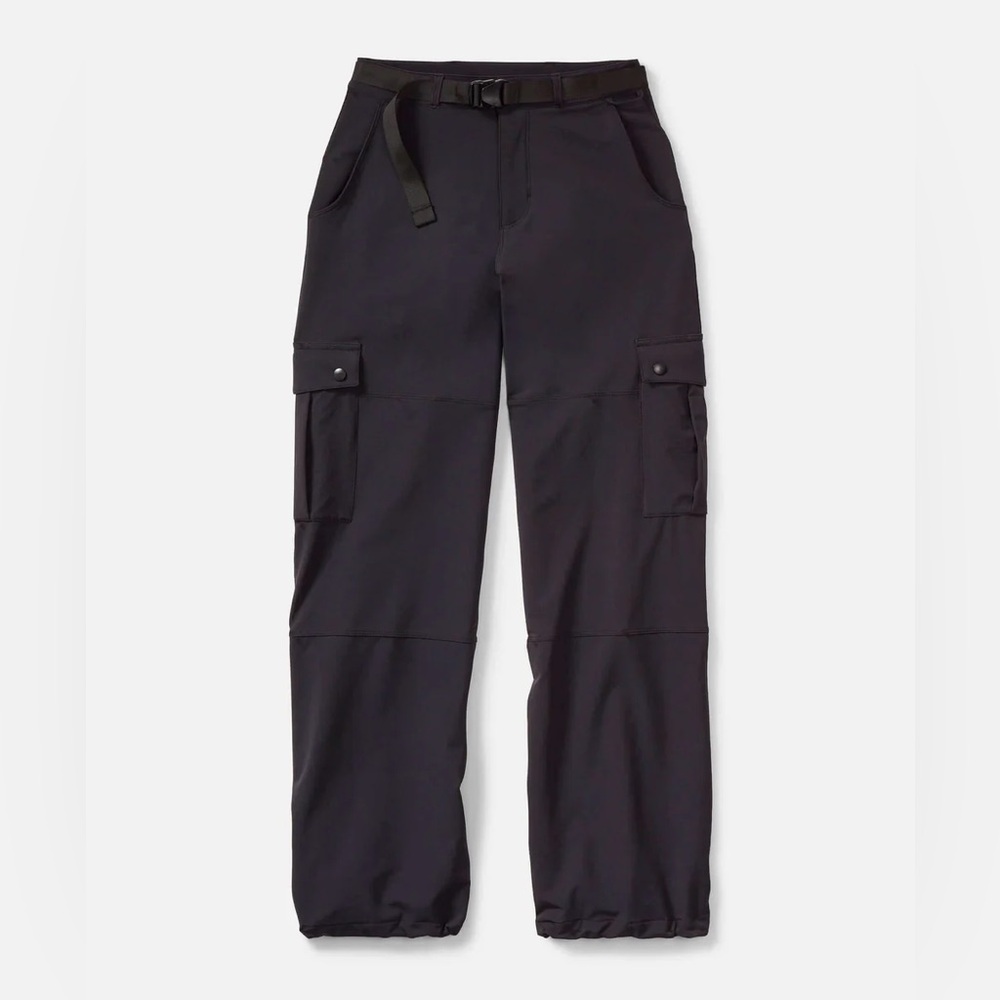 Outdoor Voices RecTrek Zip-Off Pant Black cargo zip convertible active hiking